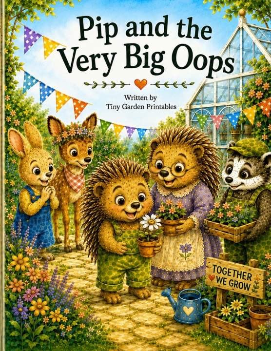 Книга Pip and the Very Big Oops Tiny Garden Printables