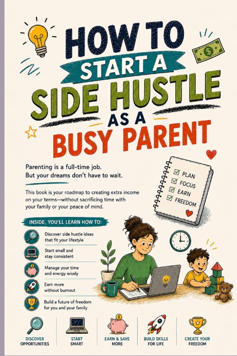 Libro How to Start a Side Hustle as a Busy Parent AMAN SAXENA