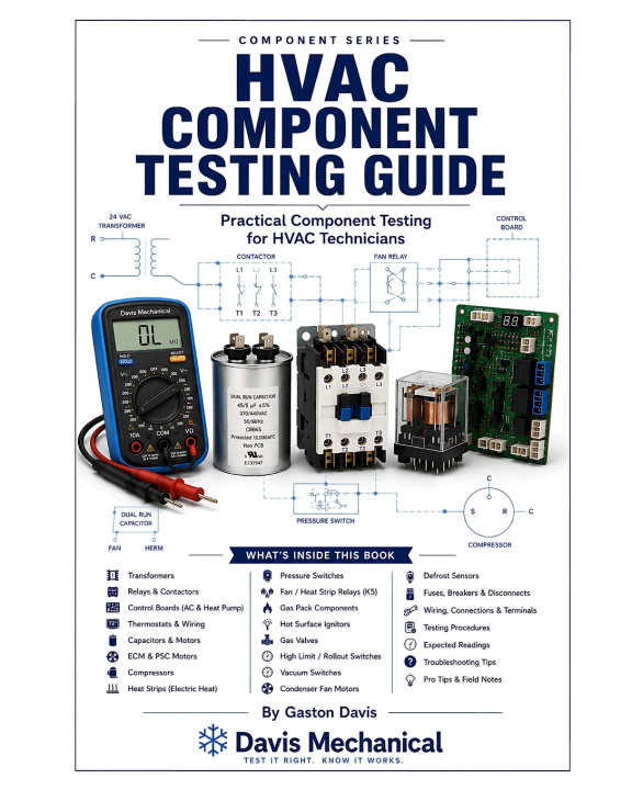 Libro HVAC Component Testing Guide Gaston Davis