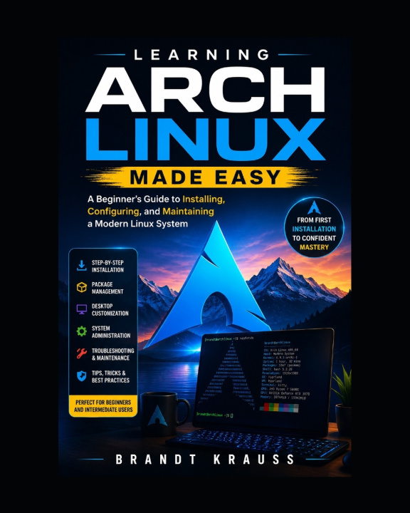 Książka Learning Arch Linux Made Easy Brandt Krauss