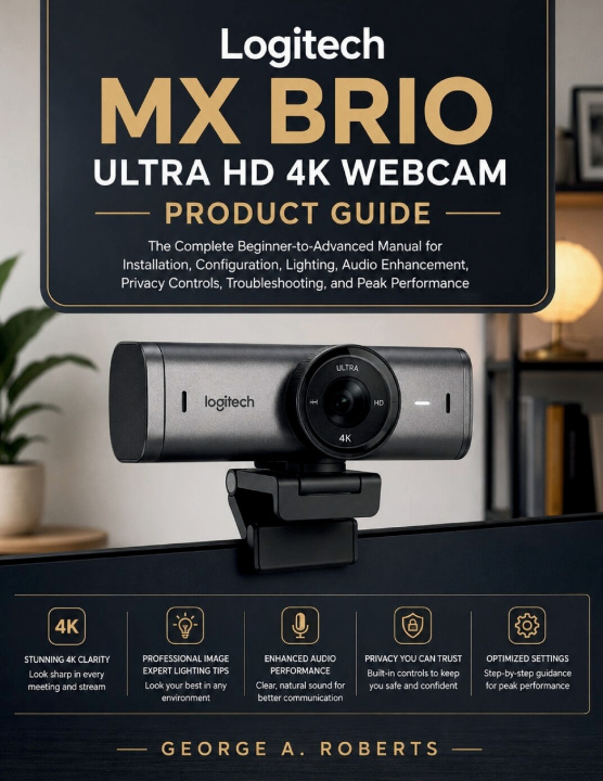 Libro Logitech MX Brio Ultra HD 4K Webcam Product Guide George A. Roberts