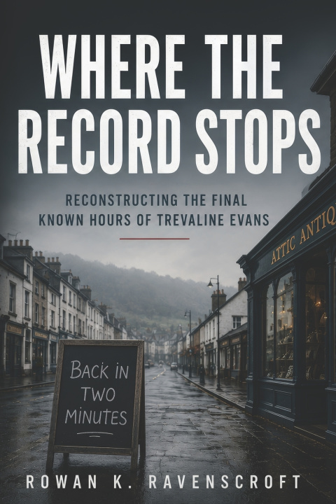 Livro Where the Record Stops Rowan K. Ravenscroft