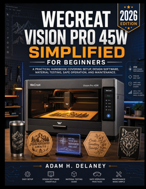 Könyv WECREAT VISION PRO 45W SIMPLIFIED FOR BEGINNERS Adam H. Delaney
