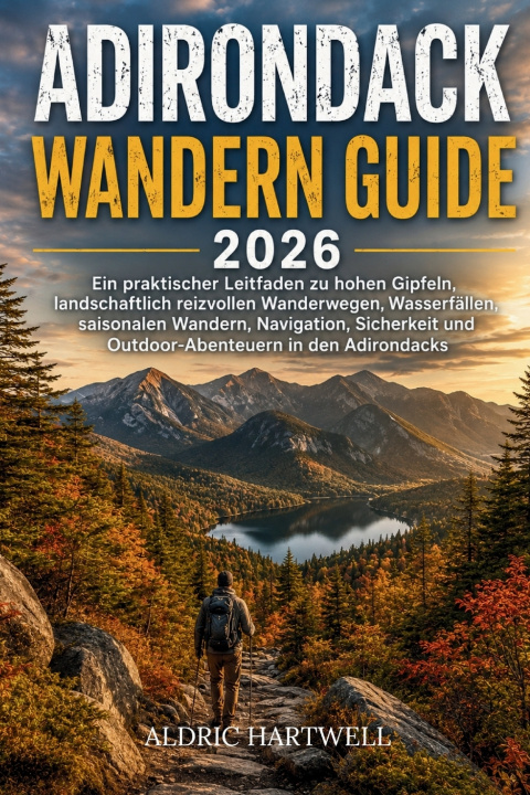 Książka ADIRONDACK WANDERN GUIDE 2026 ALDRIC HARTWELL