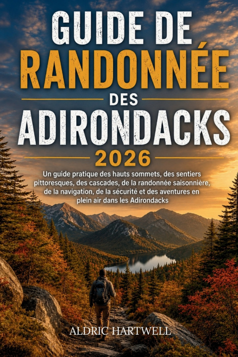 Könyv ADIRONDACK RANDONNÉE GUIDE 2026 ALDRIC HARTWELL