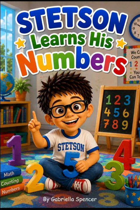 Livro Stetson Learns His Numbers Gabriella Spencer