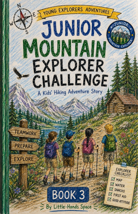 Книга Junior Mountain Explorer Challenge Little-Hands Space
