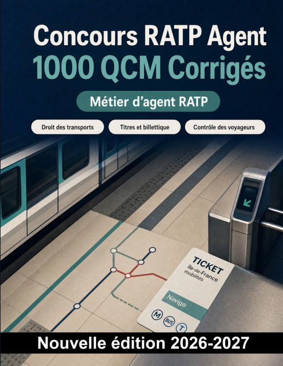 Libro Concours RATP Agent ConcoursSmart France