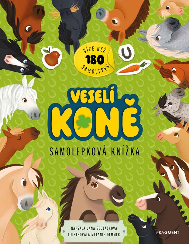 Kniha Samolepková knížka – Veselí koně Jana Sedláčková