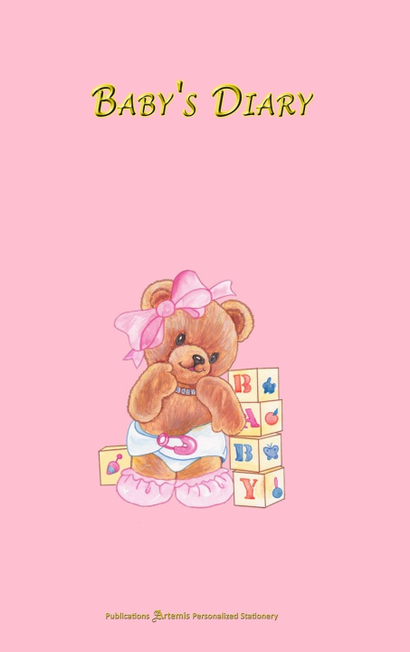 Buch BABY's DIARY / Girl 150 pages Artemis Publications - Personalized S...