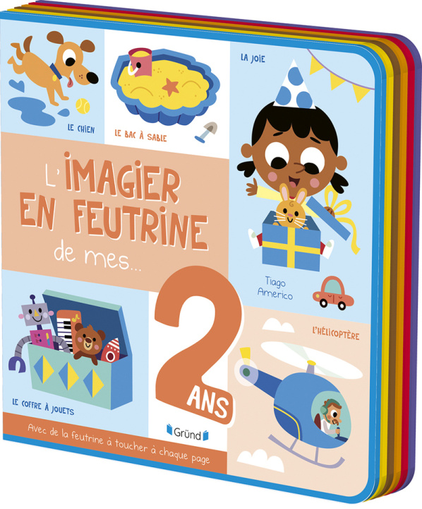 Könyv L'imagier en feutrine de mes 2 ans 