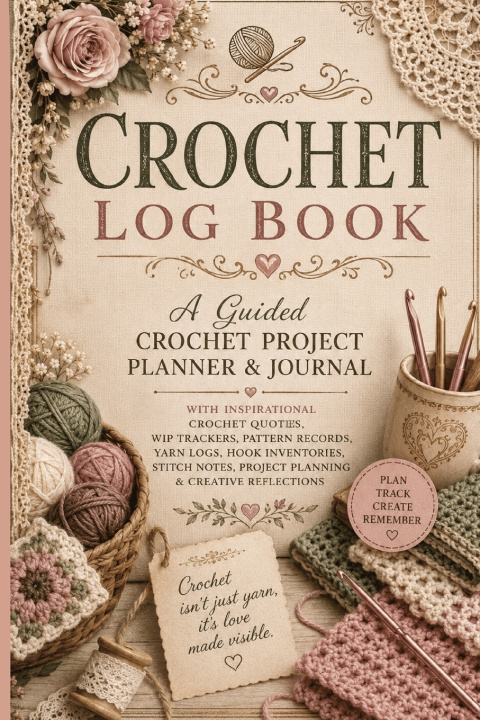 Kniha Crochet Log Book Inge Baum