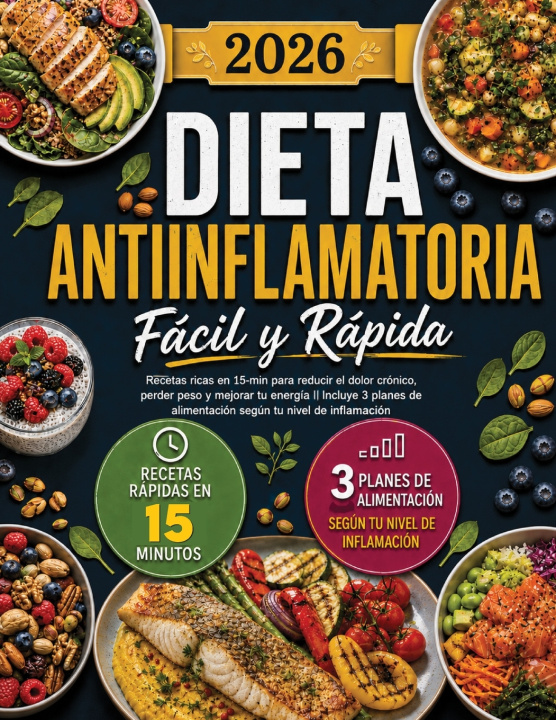Könyv Dieta Antiinflamatoria Fácil y Rápida Kim Rodriguez