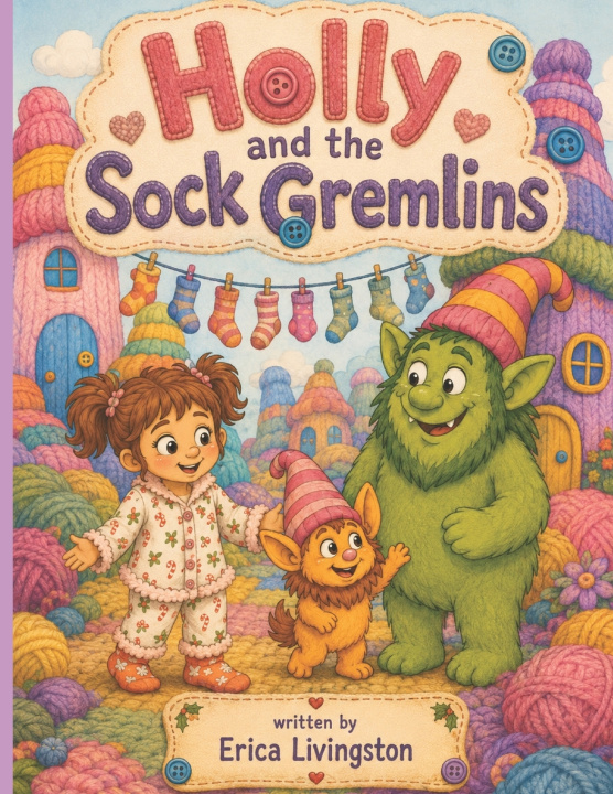 Könyv Holly and the Sock Gremlins Erica Livingston