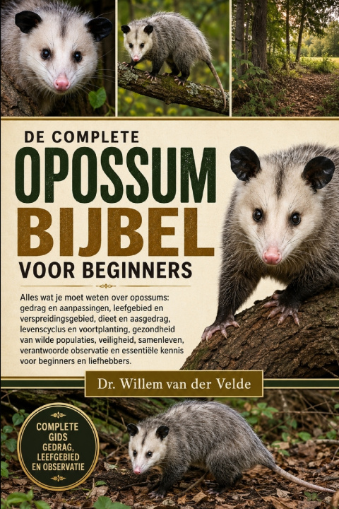Kniha DE COMPLETE OPOSSUMBIJBEL VOOR BEGINNERS Dr. Willem van der Velde