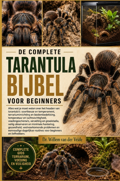 Knjiga DE COMPLETE TARANTULABIJBEL VOOR BEGINNERS Dr. Willem van der Velde