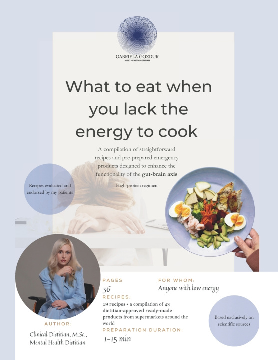 Könyv What to eat when you lack the energy to cook Gabriela Gozdur