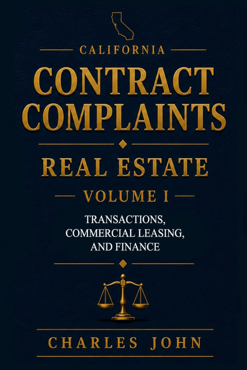 Könyv California Contract Complaints Charles John