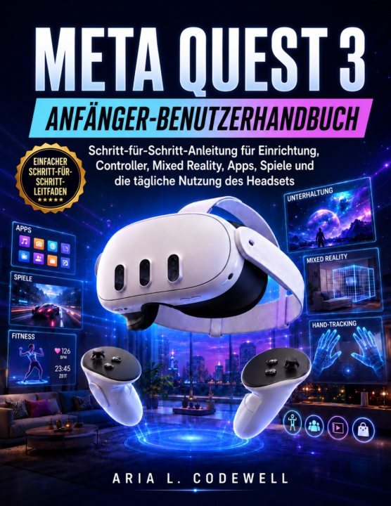 Boek Meta Quest 3 Anfänger-Benutzerhandbuch Aria L. Codewell