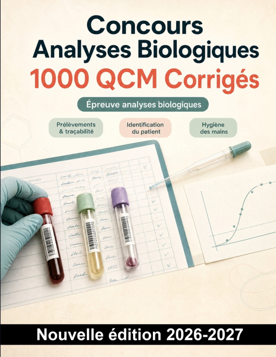Book Concours Analyses Biologiques SantéPrep France