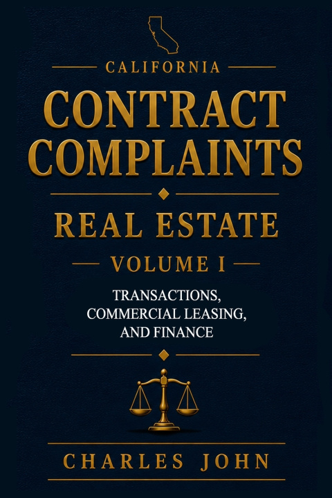 Könyv California Contract Complaints Charles John