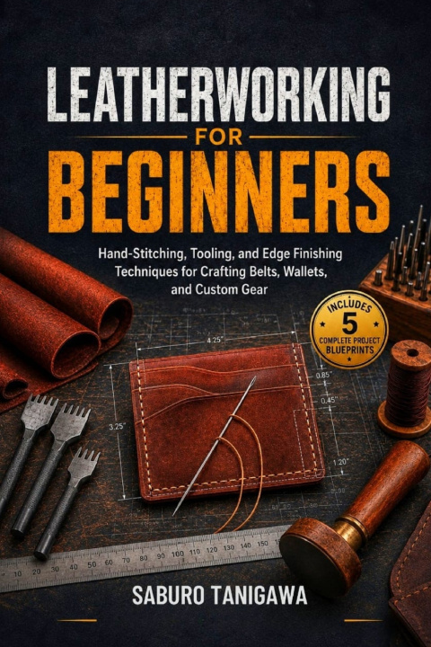 Könyv LEATHERWORKING FOR BEGINNERS SABURO TANIGAWA