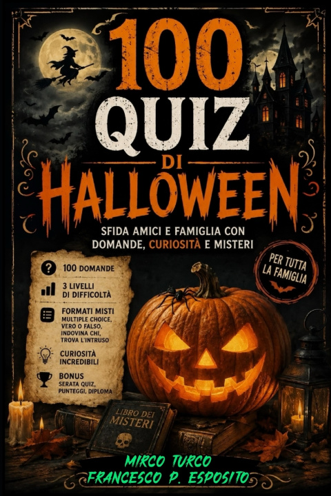 Könyv 100 QUIZ DI HALLOWEEN Mirco Turco