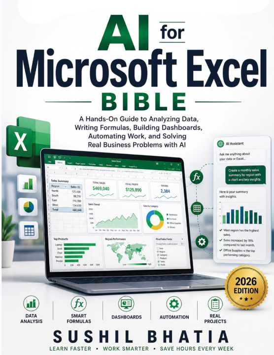 Book AI For Microsoft Excel Bible Sushil Bhatia