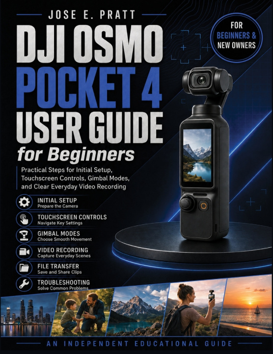 Könyv DJI Osmo Pocket 4 User Guide for Beginners Jose E. Pratt