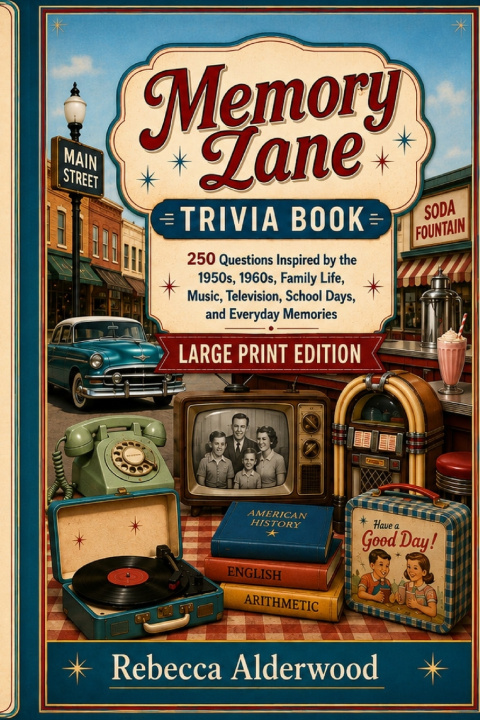 Kniha Memory Lane Trivia Book Rebecca Alderwood