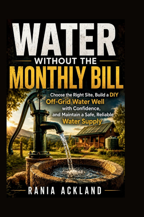 Könyv WATER WITHOUT THE MONTHLY BILL RANIA ACKLAND