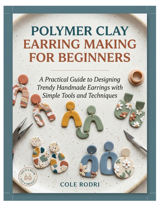 Könyv POLYMER CLAY EARRING MAKING FOR BEGINNERS COLE RODRI