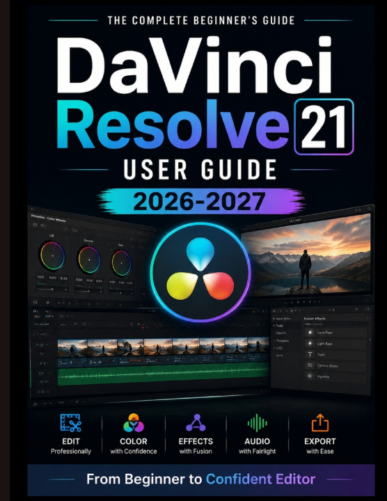 Książka DaVinci Resolve 21 USER GUIDE 2026-2027 John Fred