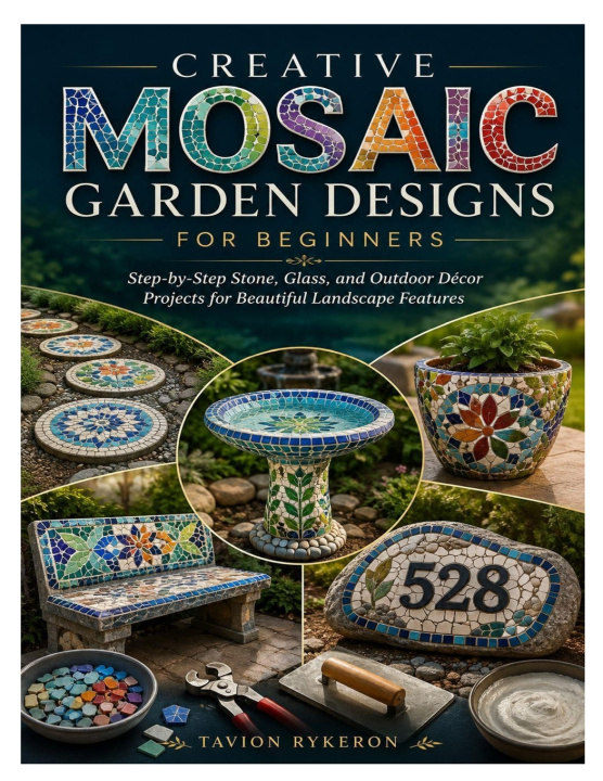 Knjiga CREATIVE MOSAIC GARDEN DESIGNS FOR BEGINNERS Tavion Rykeron