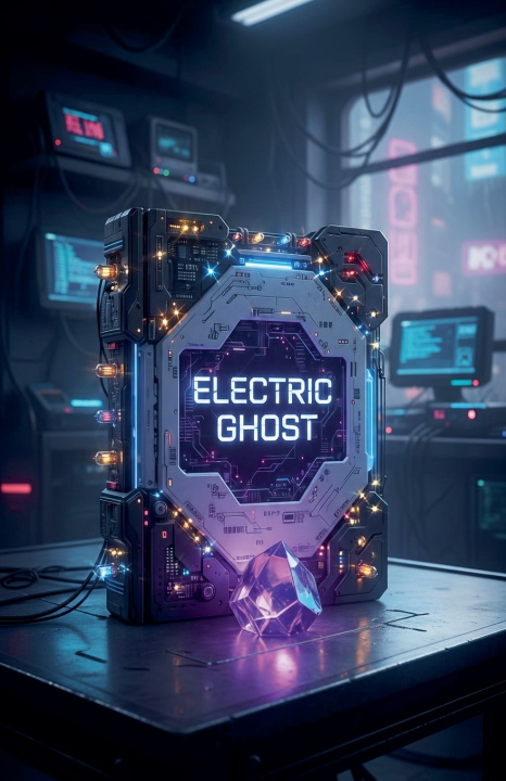 Könyv The electric ghost Luka Korošec