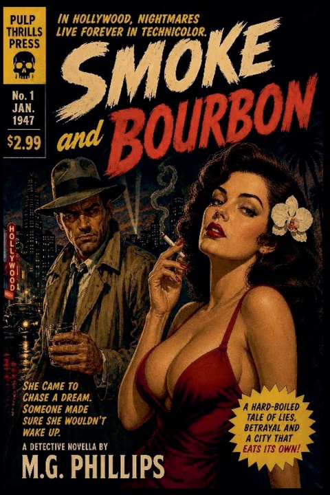 Book Smoke and Bourbon M.G. Phillips