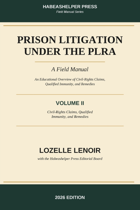 Kniha Prison Litigation Under the PLRA Lozelle Lenoir