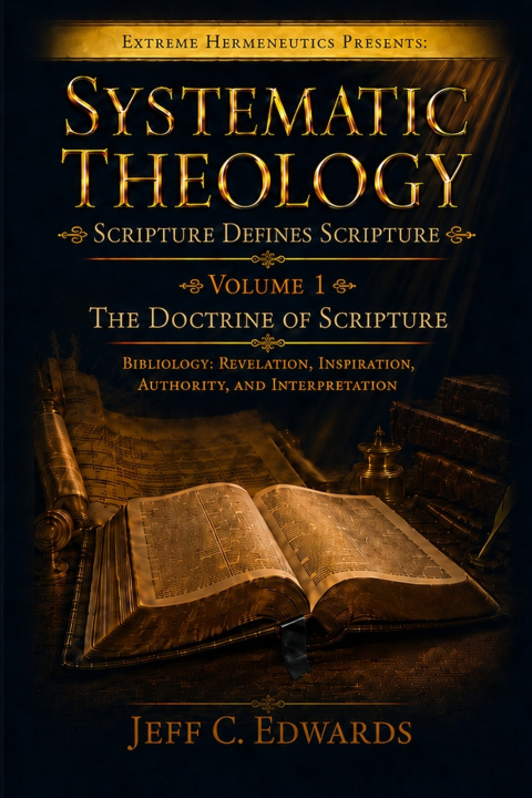 Livro Systematic Theology Scripture Defines Scripture Volume 1 Jeff C. Edwards