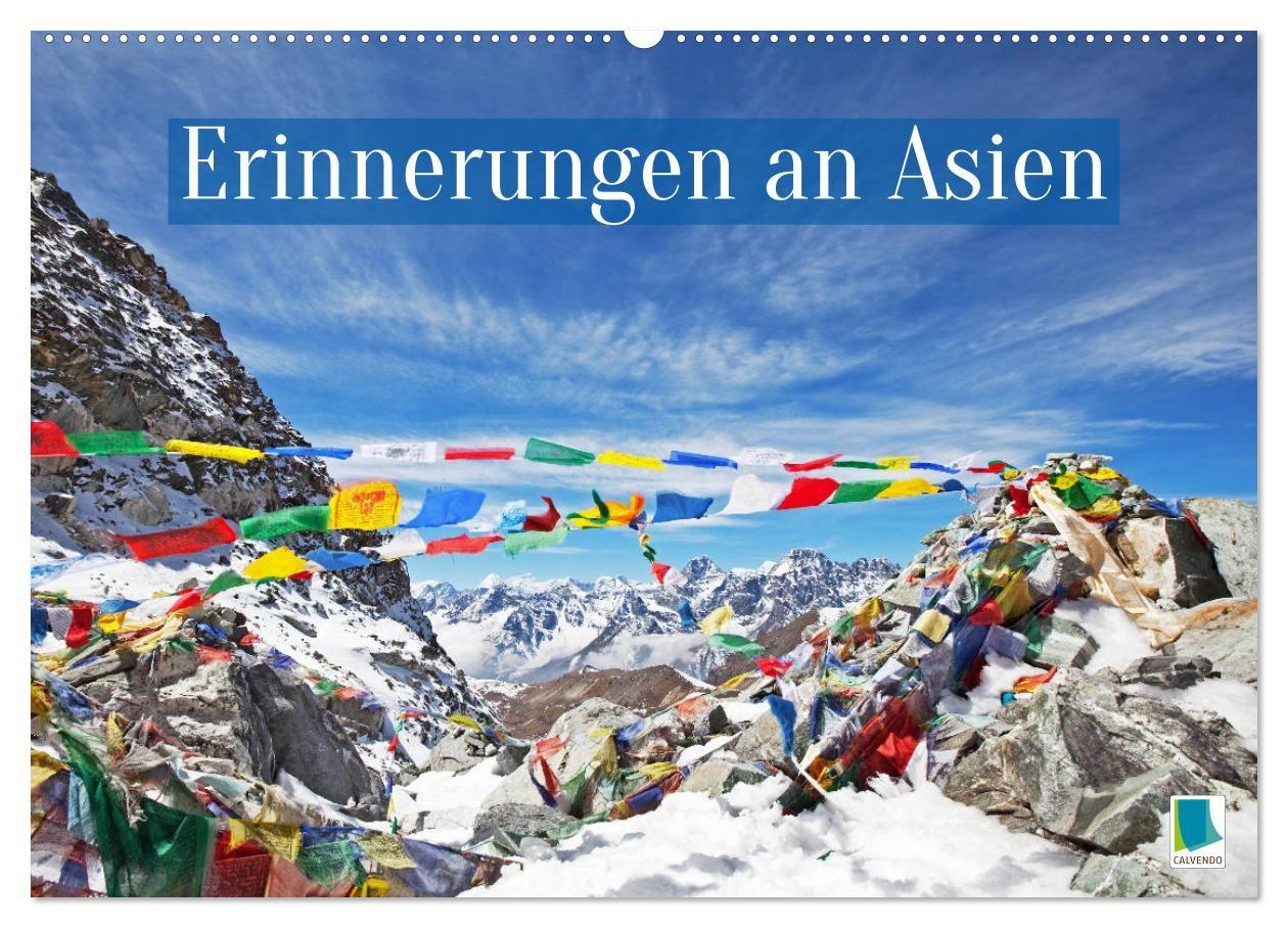 Kalender/agenda Erinnerungen an Asien (Wandkalender 2027 DIN A2 quer), CALVENDO Monatskalender Calvendo