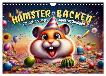 Kalender/Terminbuch Hamsterbacken: Ein Jahr voller Überraschungen (Wandkalender 2027 DIN A4 quer), CALVENDO Monatskalender Calvendo