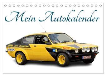 Kalender/agenda Mein Autokalender (Tischkalender 2027 DIN A5 quer), CALVENDO Monatskalender Calvendo