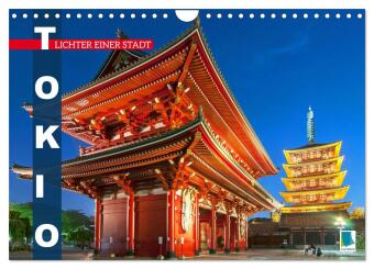 Kalender/Terminbuch Tokio: Lichter einer Stadt (Wandkalender 2027 DIN A4 quer), CALVENDO Monatskalender Calvendo