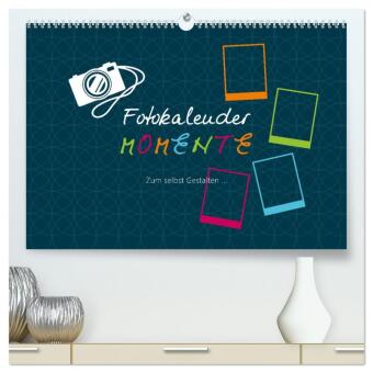 Calendario/Agenda Fotokalender MOMENTE (hochwertiger Premium Wandkalender 2027 DIN A2 quer), Kunstdruck in Hochglanz Calvendo