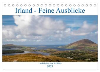 Kalendár/Diár Irland - Feine Ausblicke (Tischkalender 2027 DIN A5 quer), CALVENDO Monatskalender Calvendo