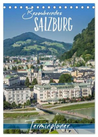 Kalender/agenda Bezauberndes SALZBURG / Terminplaner (Tischkalender 2027 DIN A5 hoch), CALVENDO Monatskalender Calvendo