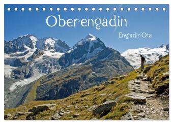 Kalender/agenda Oberengadin (Tischkalender 2027 DIN A5 quer), CALVENDO Monatskalender Calvendo