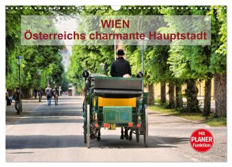 Kalendář/Diář Wien - Österreichs charmante Hauptstadt (Wandkalender 2027 DIN A3 quer), CALVENDO Monatskalender Calvendo