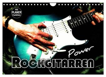Kalender/Terminbuch Rockgitarren Power (Wandkalender 2027 DIN A4 quer), CALVENDO Monatskalender Calvendo
