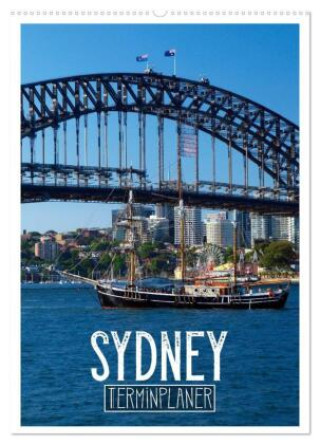 Kalender/Terminbuch SYDNEY Terminplaner (Wandkalender 2027 DIN A2 hoch), CALVENDO Monatskalender Calvendo