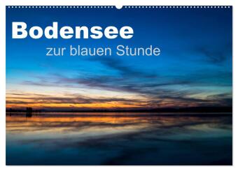 Kalender/Terminbuch Bodensee zur blauen Stunde (Wandkalender 2027 DIN A2 quer), CALVENDO Monatskalender Calvendo